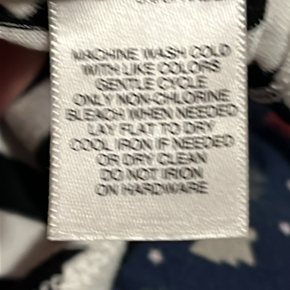 White House, Black market, black and white striped ruched tank top - Picture 14 of 15